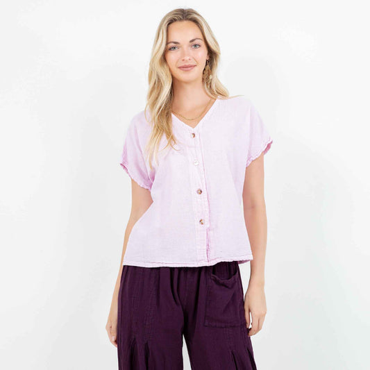 Constance Top -100% Cotton Gauze -  New Colors!
