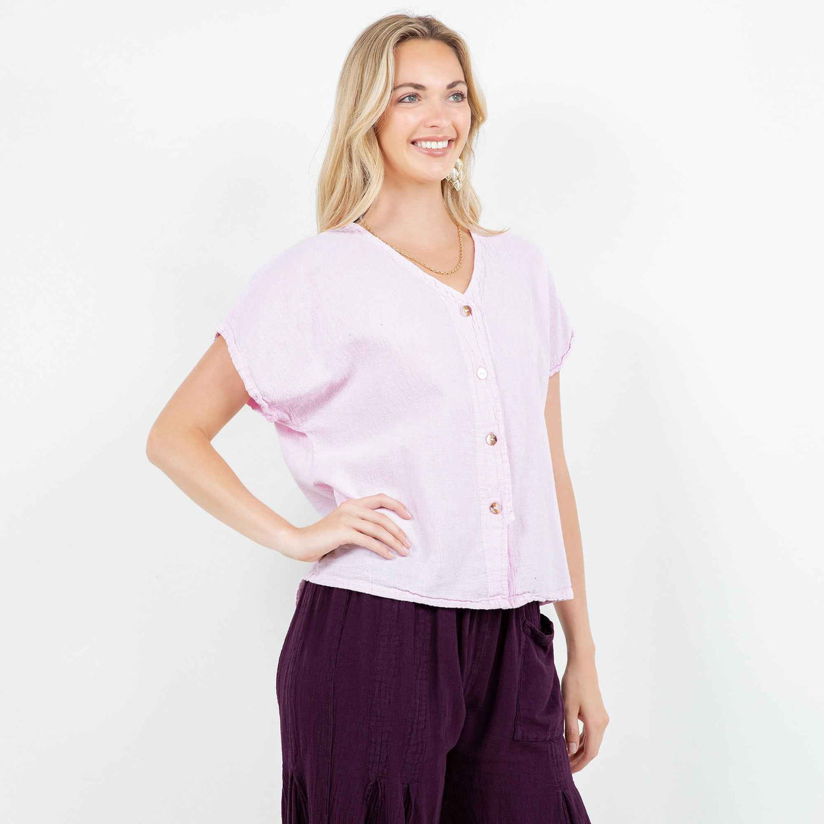 Constance Top -100% Cotton Gauze -  New Colors!
