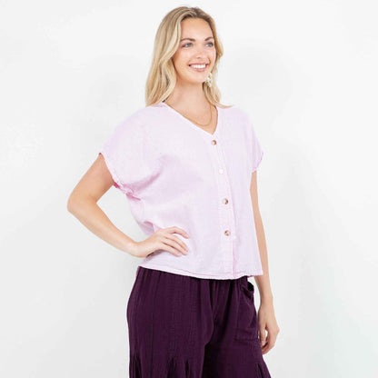 Constance Top -100% Cotton Gauze -  New Colors!