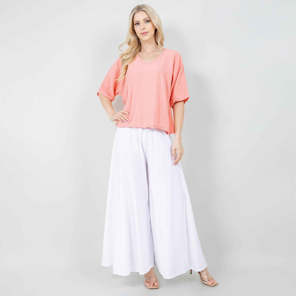 Blanche Pants - 100% Cotton Gauze