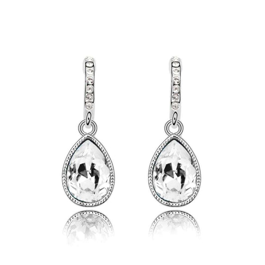 Crystal Teardrop Earrings