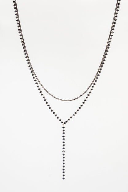 BEADED Y NECKLACE