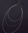 3 CHAIN LAYERD CHARM NECKLACE