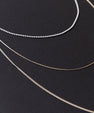 3 CHAIN LAYERD CHARM NECKLACE
