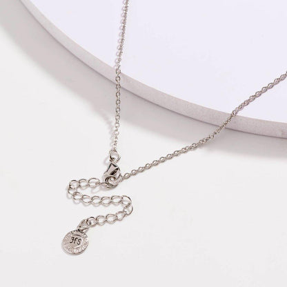 Dainty Black Onyx Beaded Link Necklace