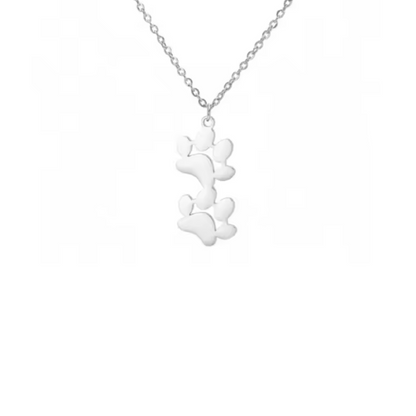 EverPaw Double Paw Print Necklace