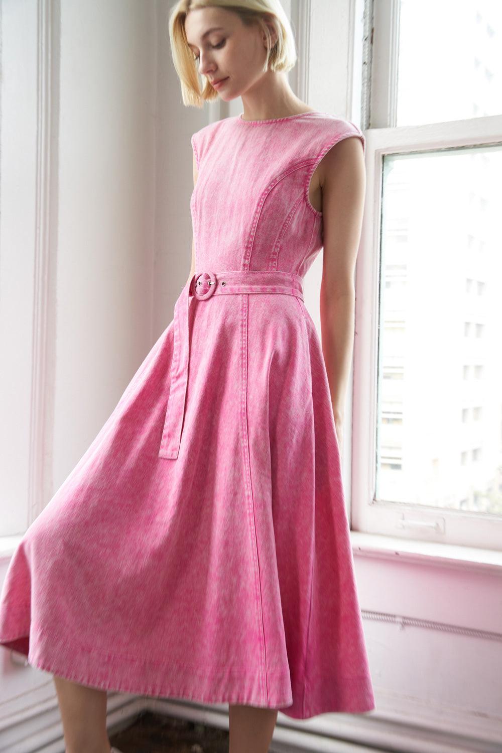 VESTIDO MIDI DE SEDA CRUZADA NEVER FORGET