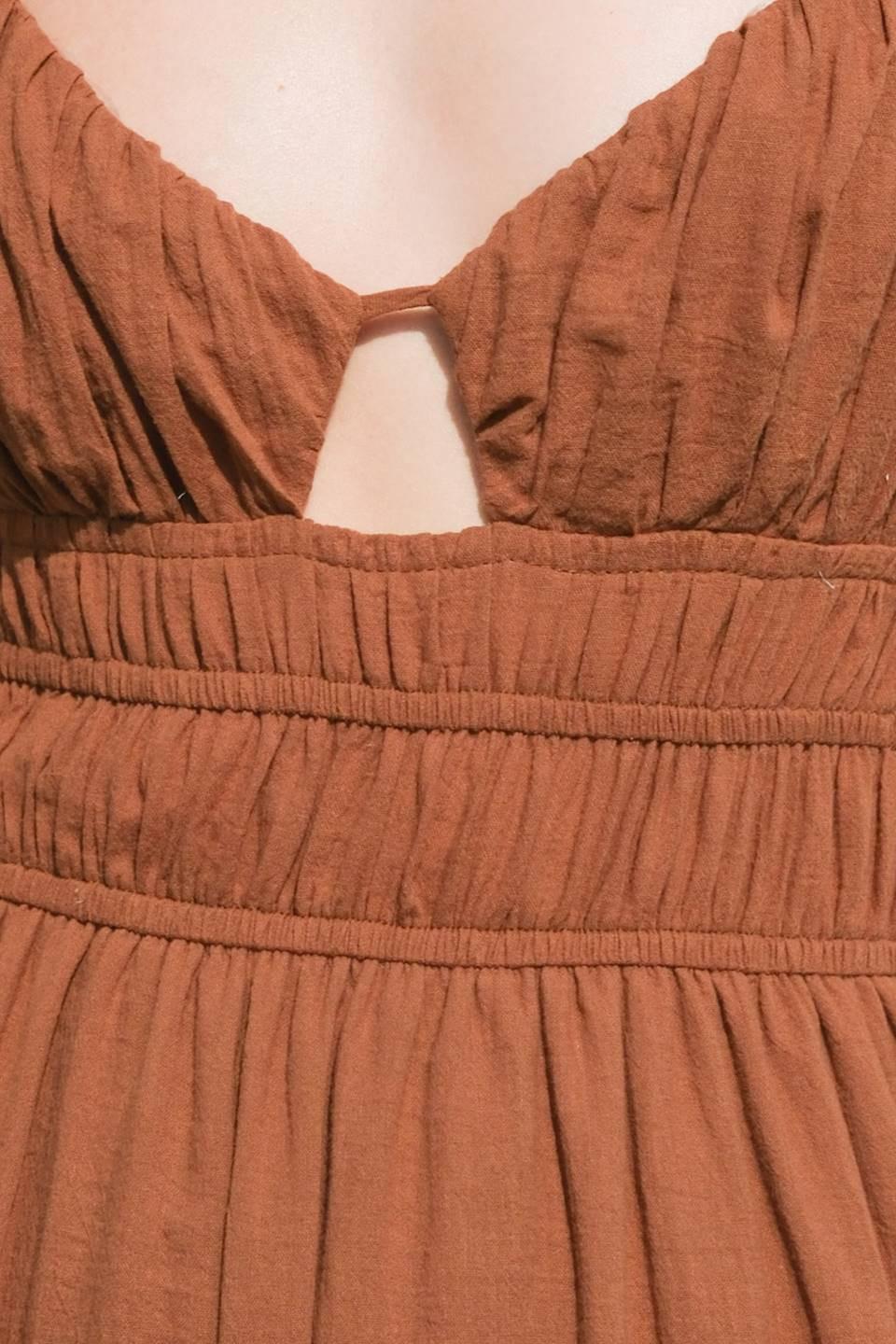 VESTIDO MAXI TEJIDO DE ELEGANCIA SIN ESFUERZO