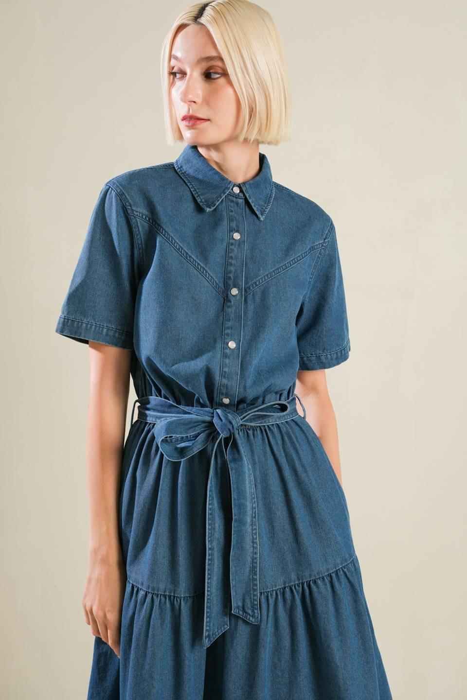 VESTIDO MIDI VAQUERO ABSOLUTE EDGE