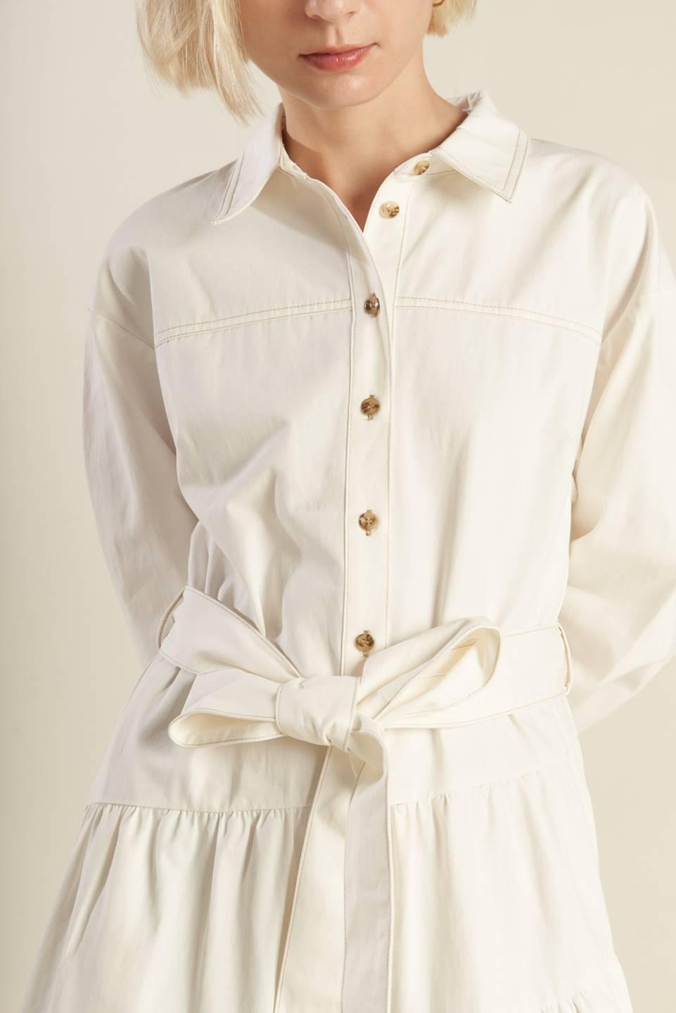 VESTIDO MIDI EN SEDA TEJIDA ANYTIME NOW