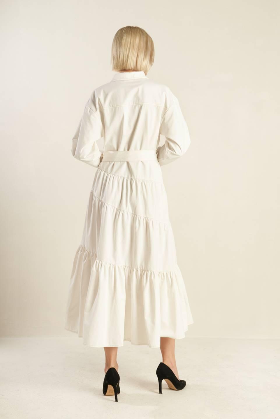 VESTIDO MIDI EN SEDA TEJIDA ANYTIME NOW