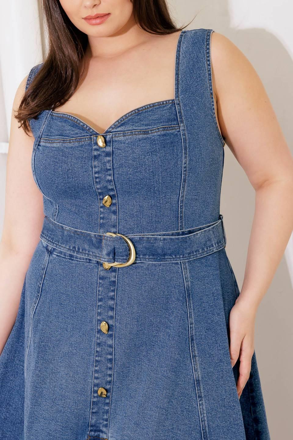 VESTIDO VAQUERO MIDI PRETTIEST BEHAVIOR