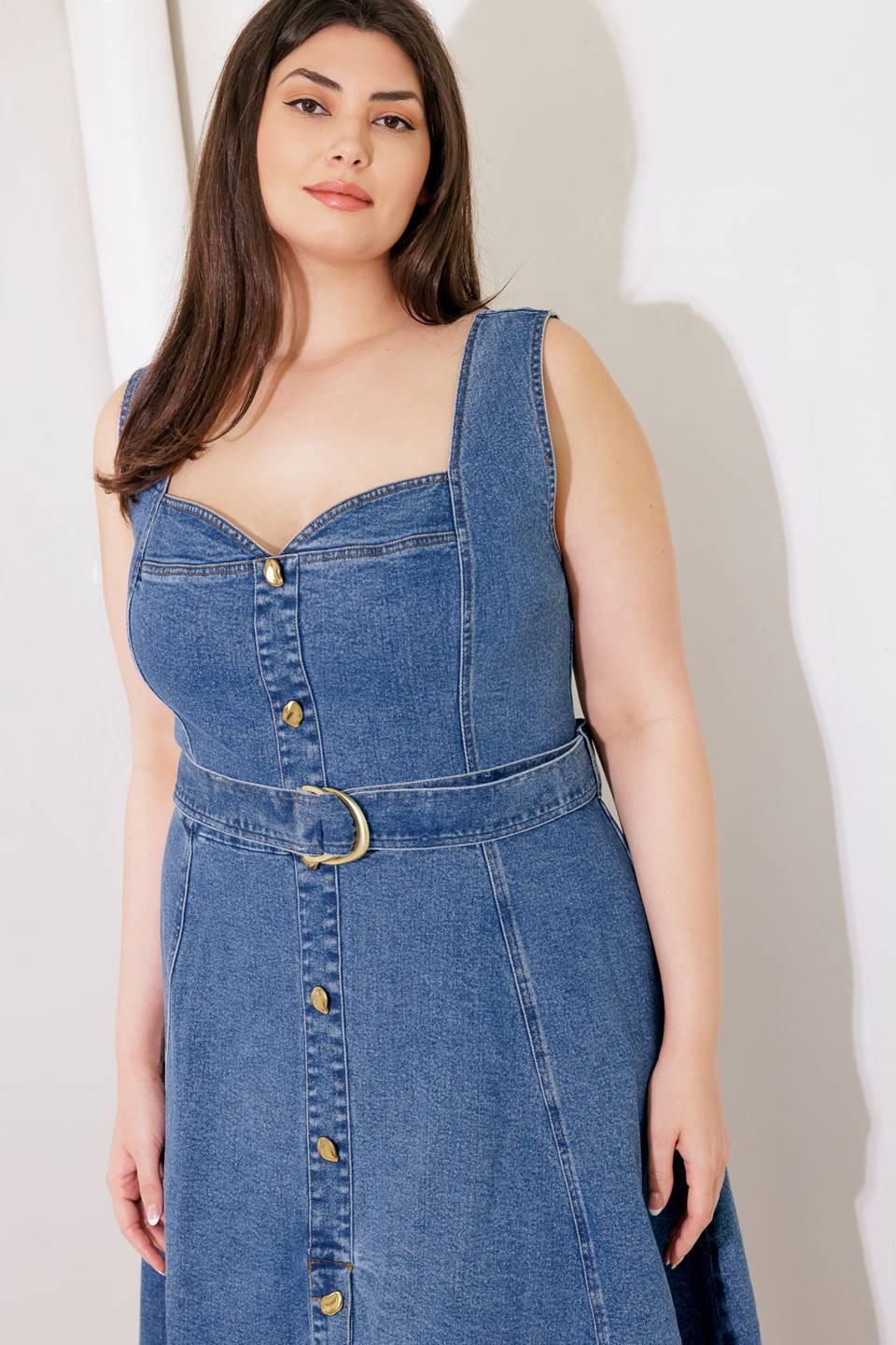 VESTIDO VAQUERO MIDI PRETTIEST BEHAVIOR