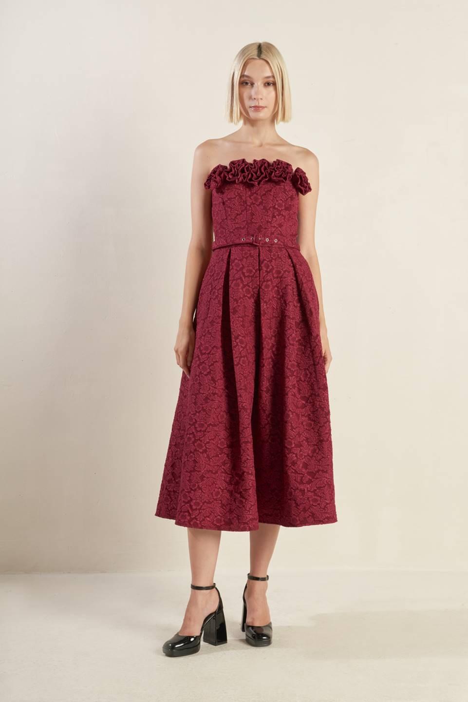 VESTIDO MIDI TEJIDO GLORIOUS SHINE