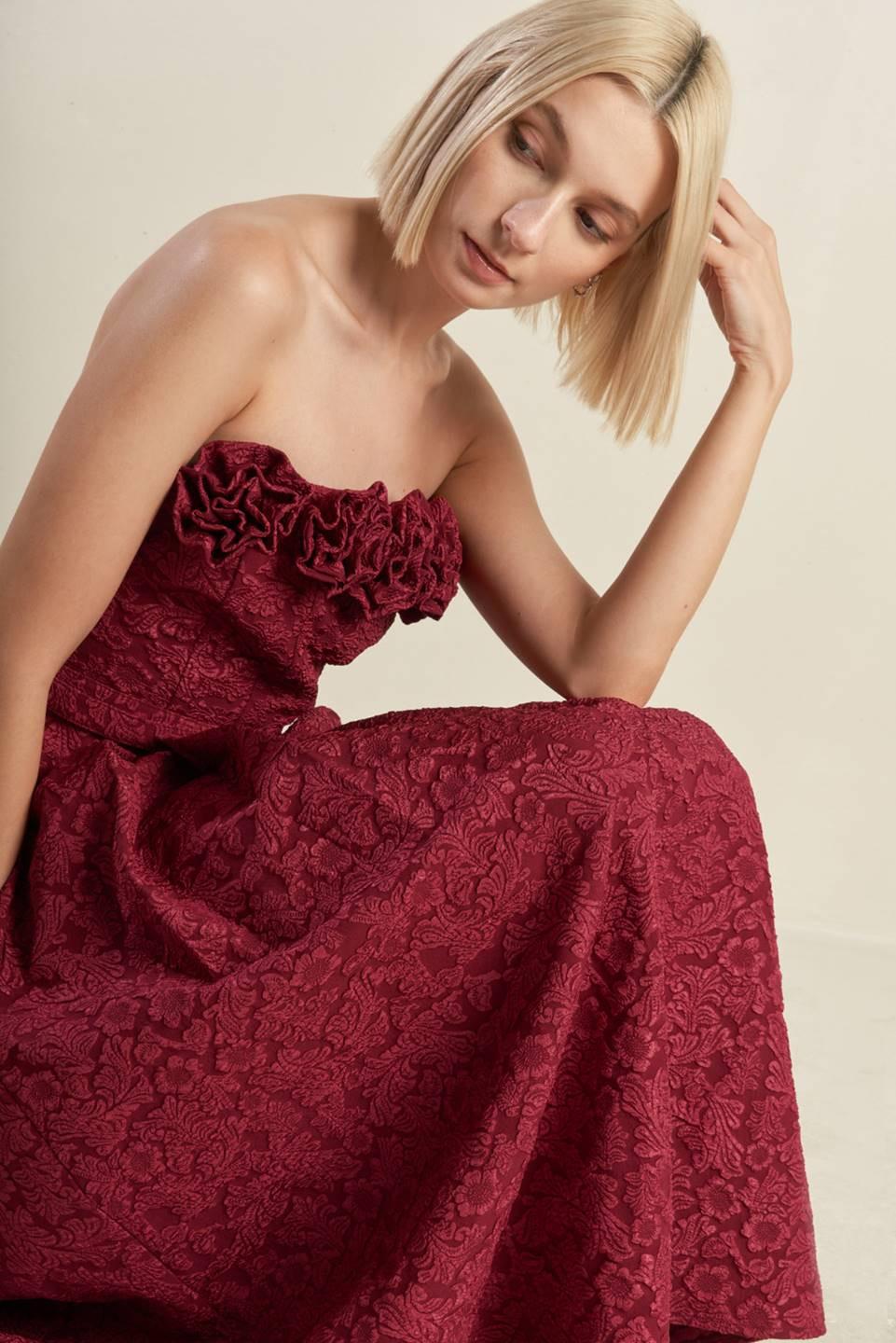VESTIDO MIDI TEJIDO GLORIOUS SHINE