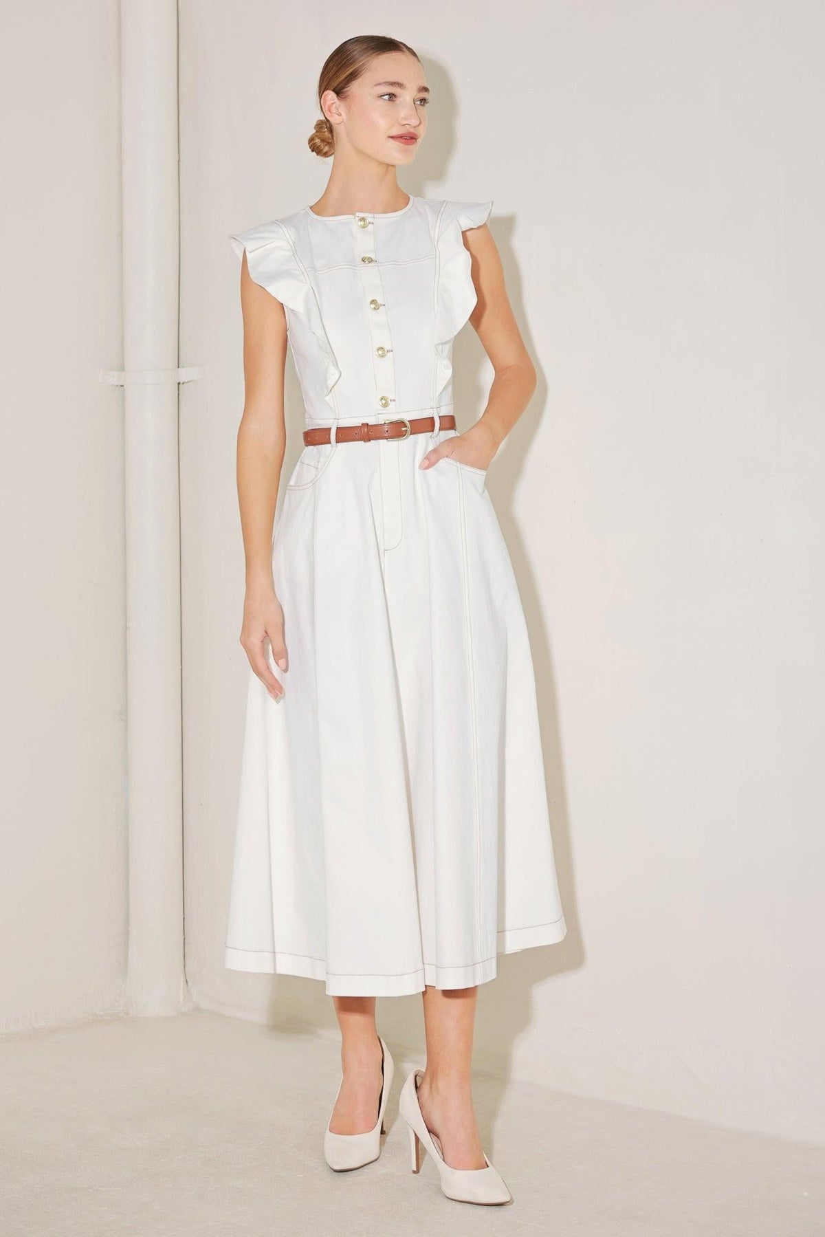 VESTIDO MIDI TEJIDO SOFT POWER