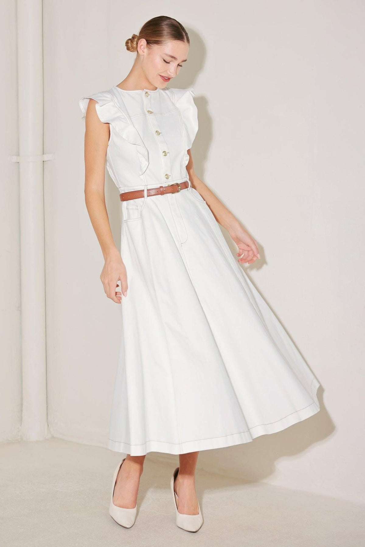 VESTIDO MIDI TEJIDO SOFT POWER