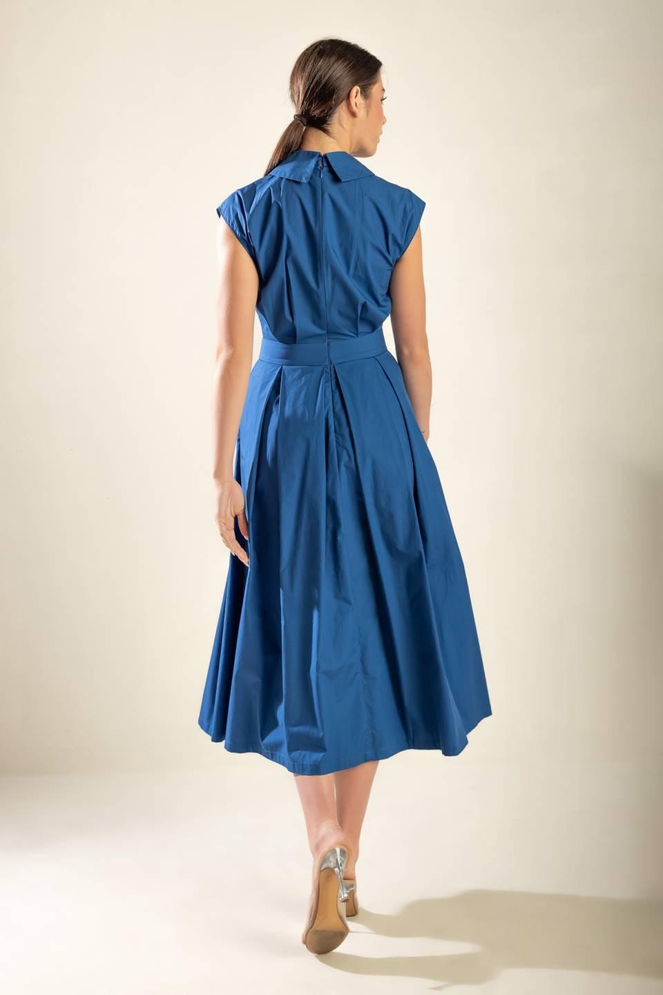 VESTIDO MIDI TEJIDO DE IMPRESIÓN ONÍRICA