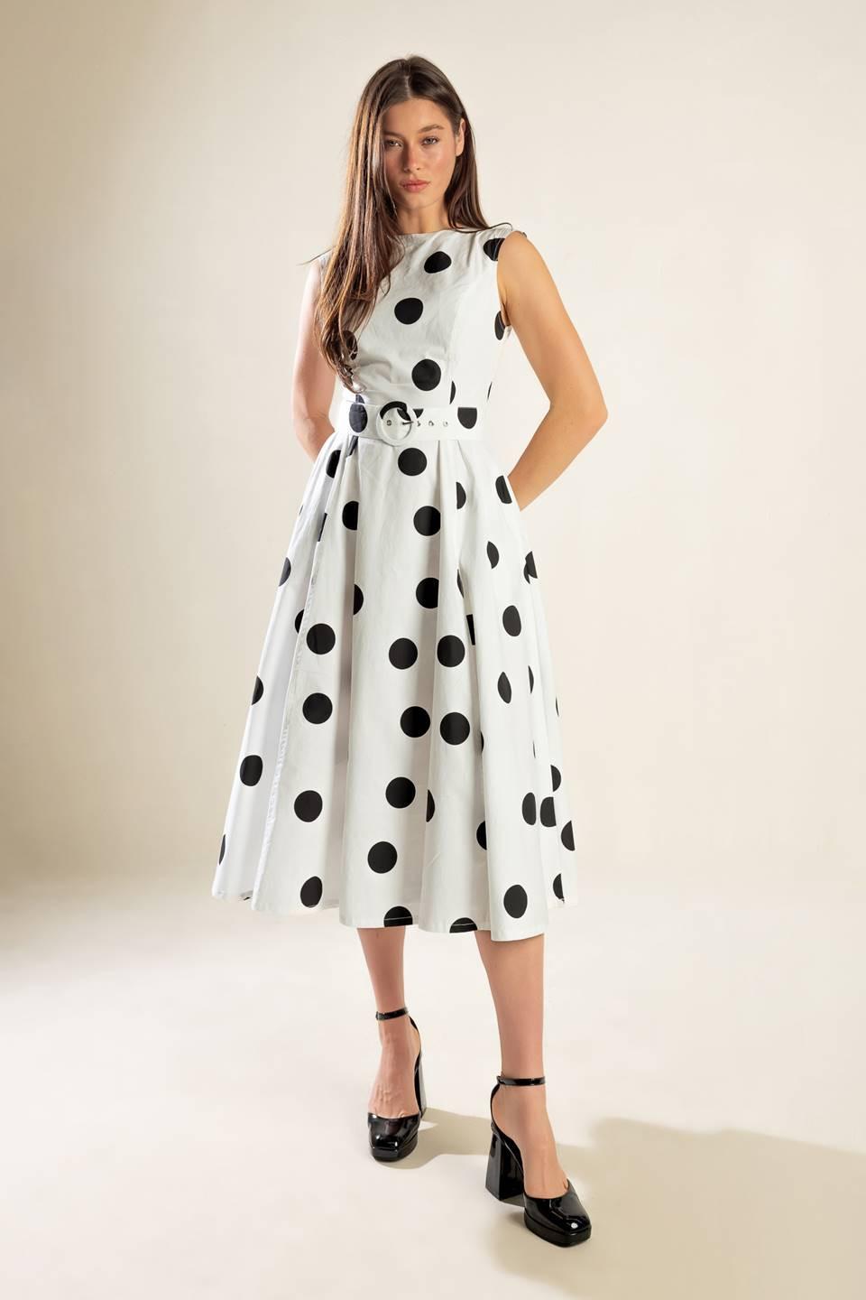 VESTIDO MIDI TEJIDO FIORDO ECOICO