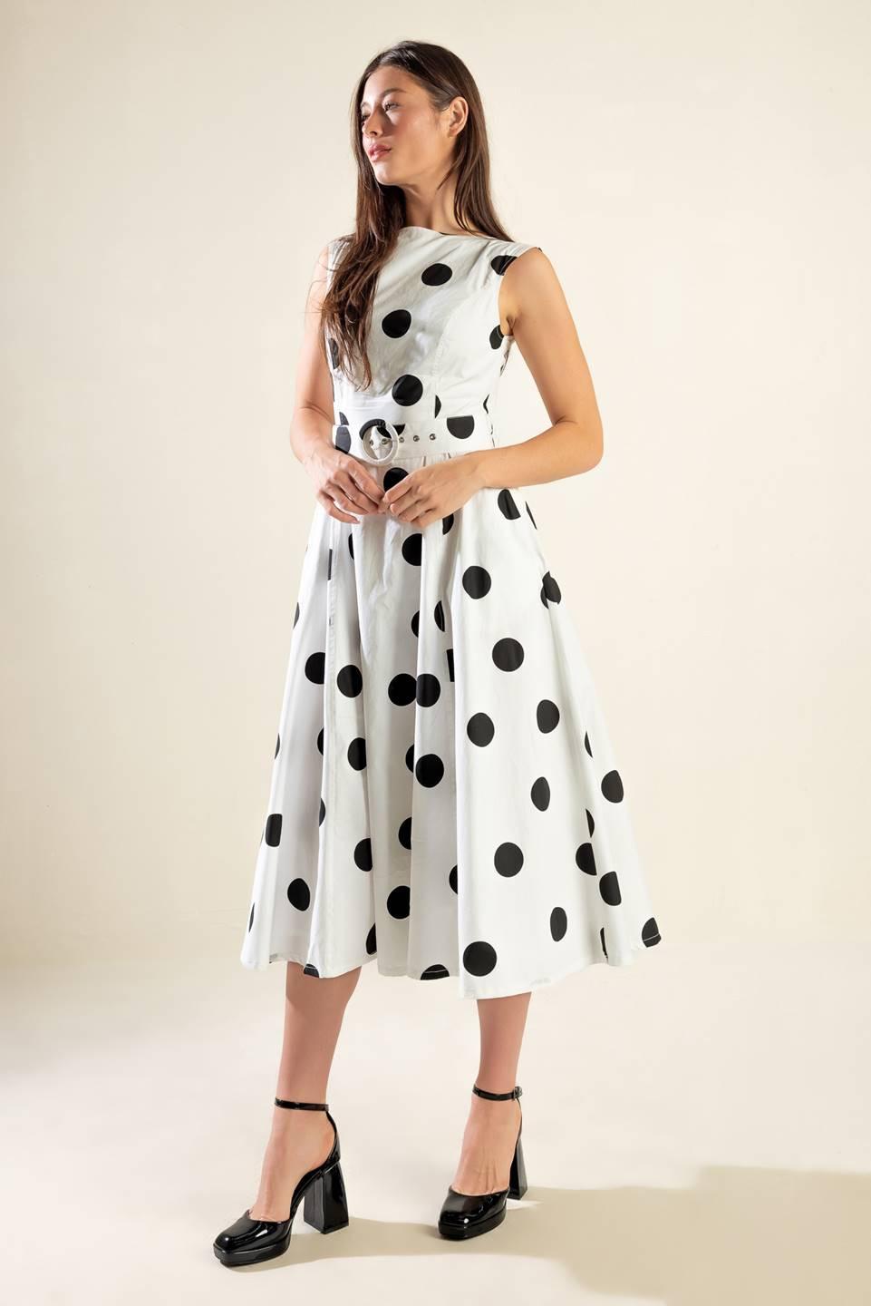 VESTIDO MIDI TEJIDO FIORDO ECOICO