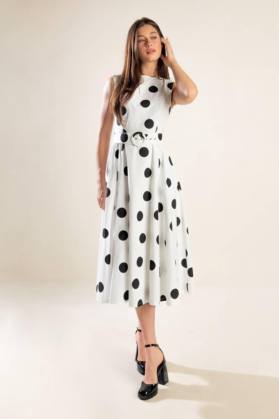 VESTIDO MIDI TEJIDO FIORDO ECOICO