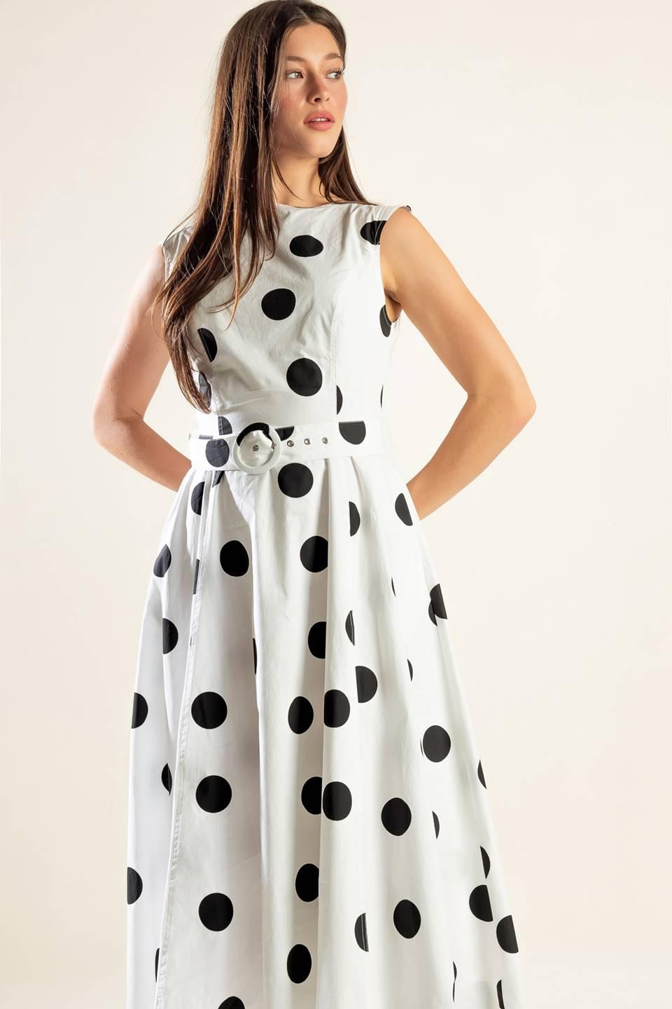 VESTIDO MIDI TEJIDO FIORDO ECOICO