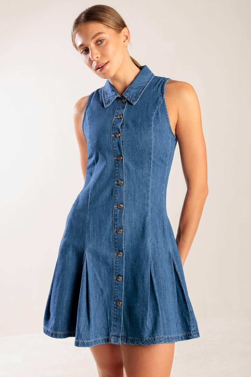 MINIVESTIDO VAQUERO DONDE QUIERO ESTAR