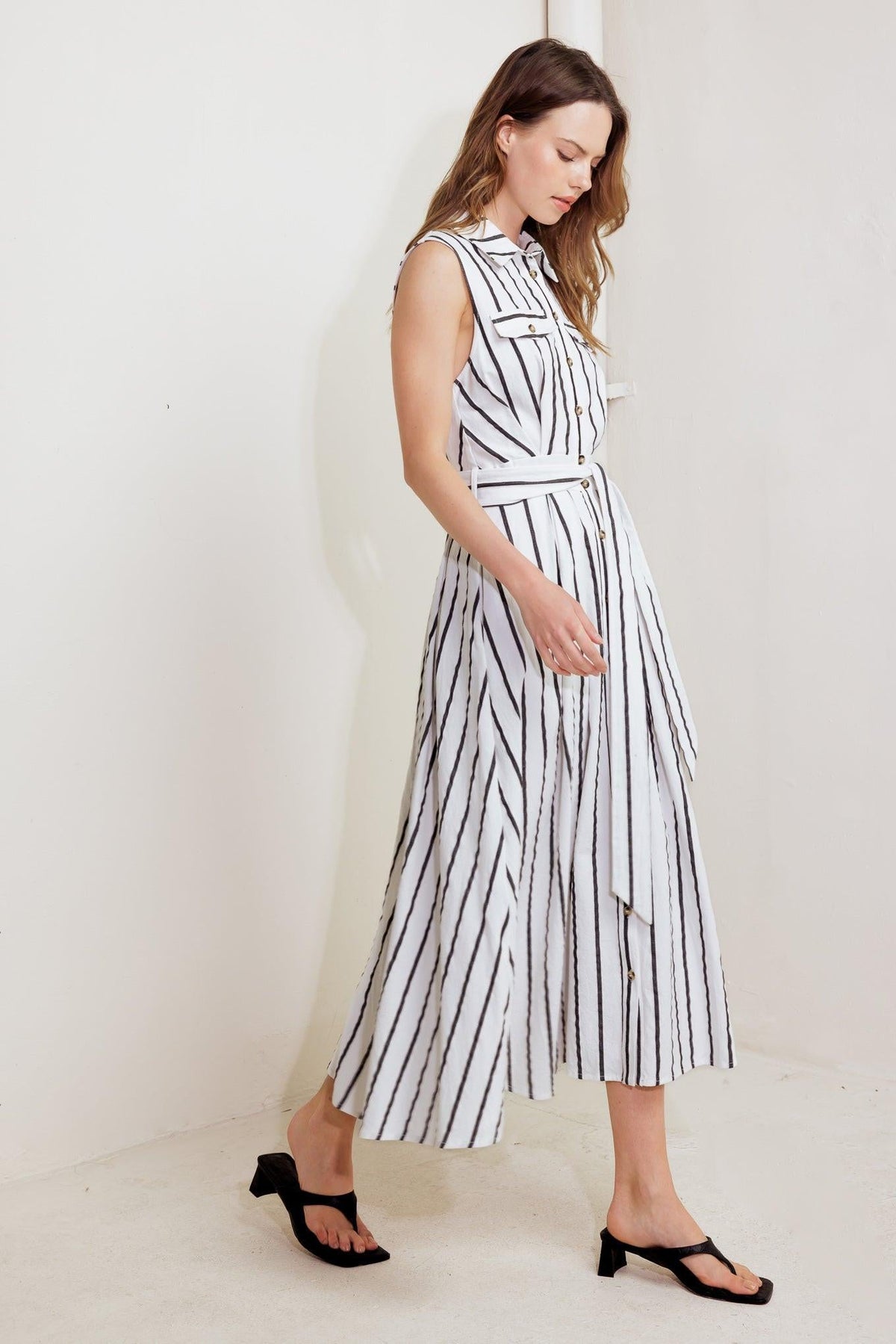 VESTIDO MIDI TEJIDO HUGS & VANILLA CLOUDS