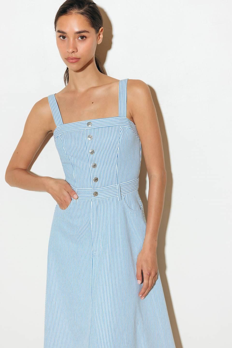 VESTIDO MIDI TEJIDO MARGARITA SIN PREOCUPACIONES