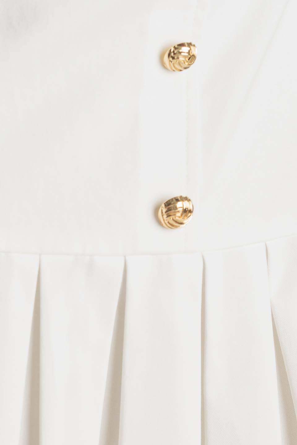 MINIVESTIDO TEJIDO BLANCO SIN IGUAL