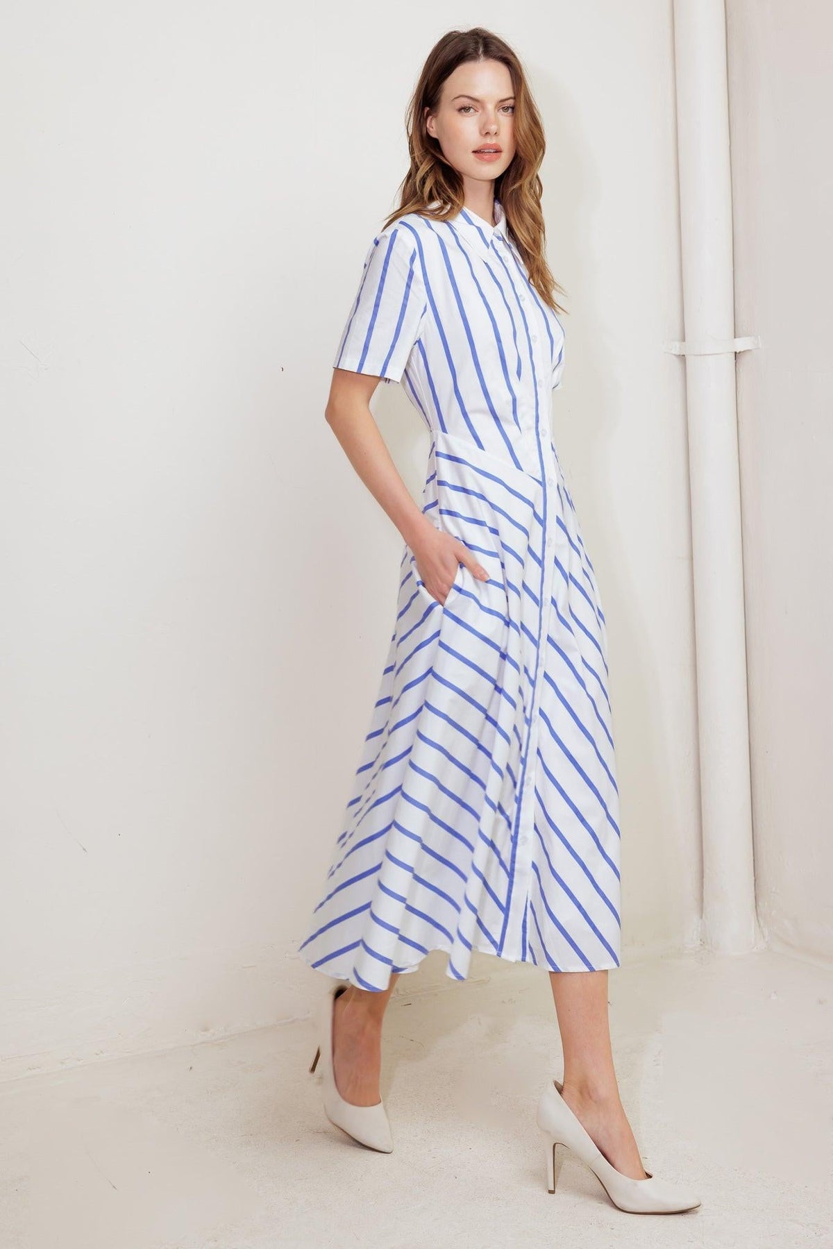 ME CONVENCIÓ CON EL VESTIDO MIDI TEJIDO