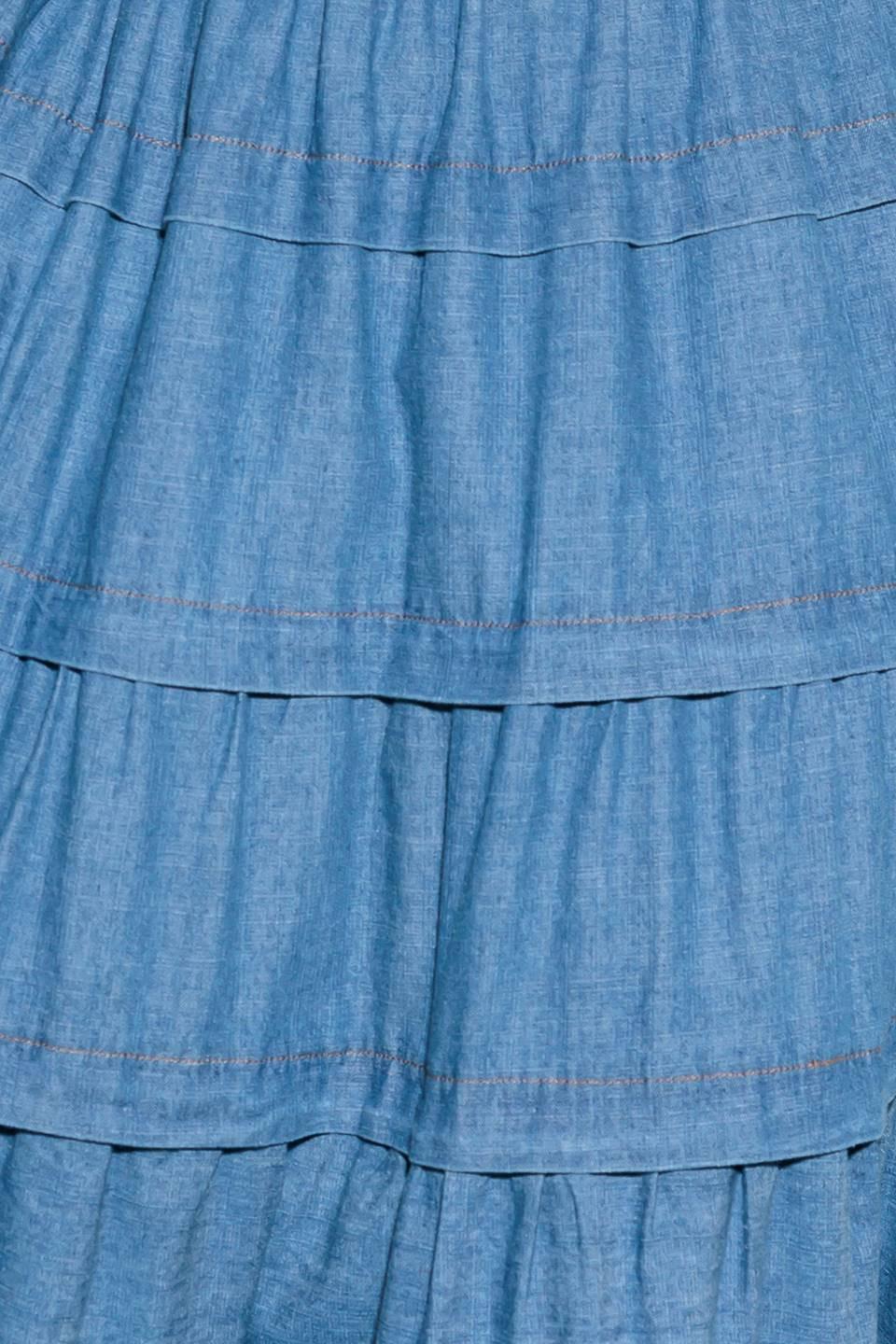 VESTIDO MIDI DE MEZCLILLA ETERNO DESEO