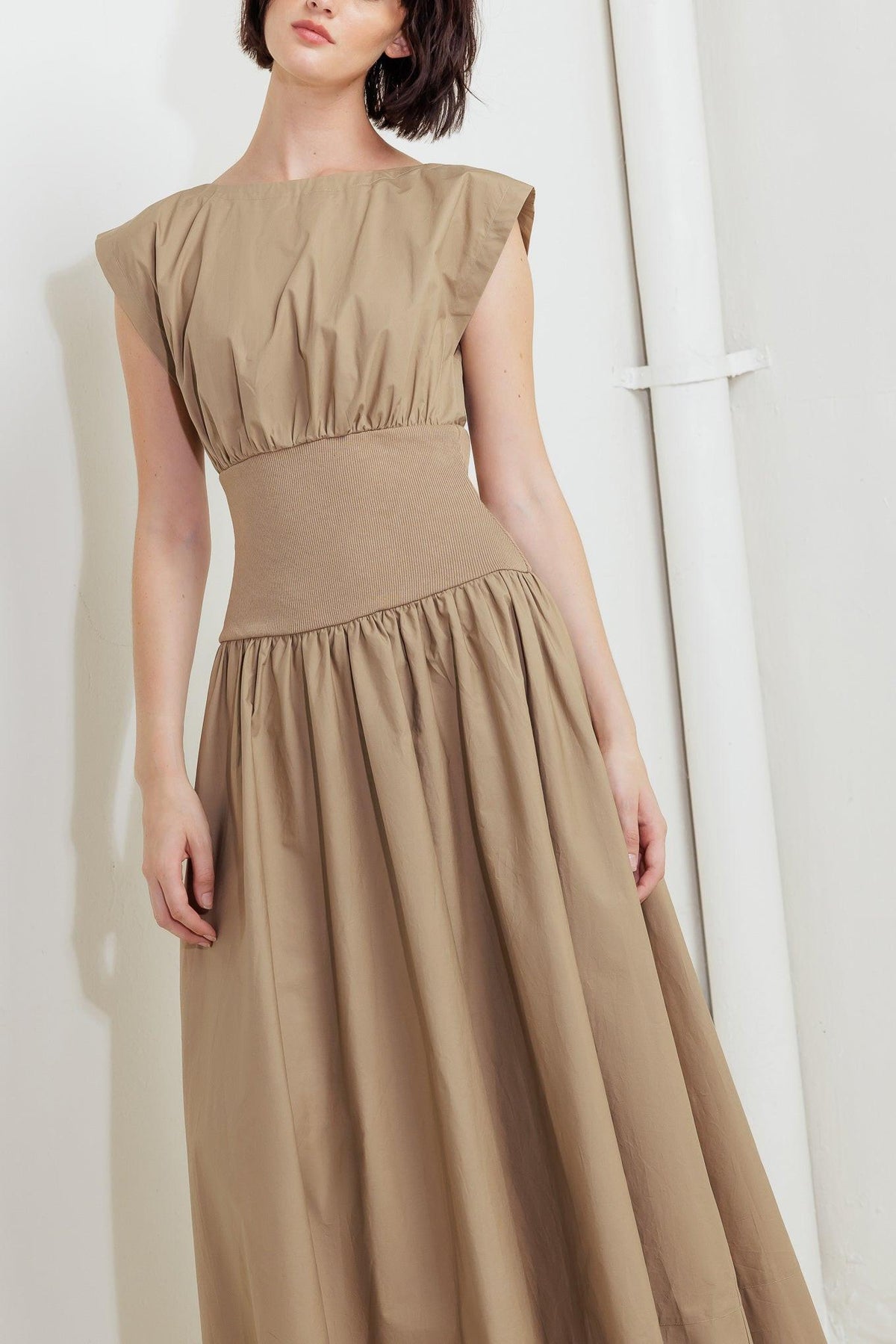 DREAMWEAVER ROMANTIC WOVEN MIDI DRESS