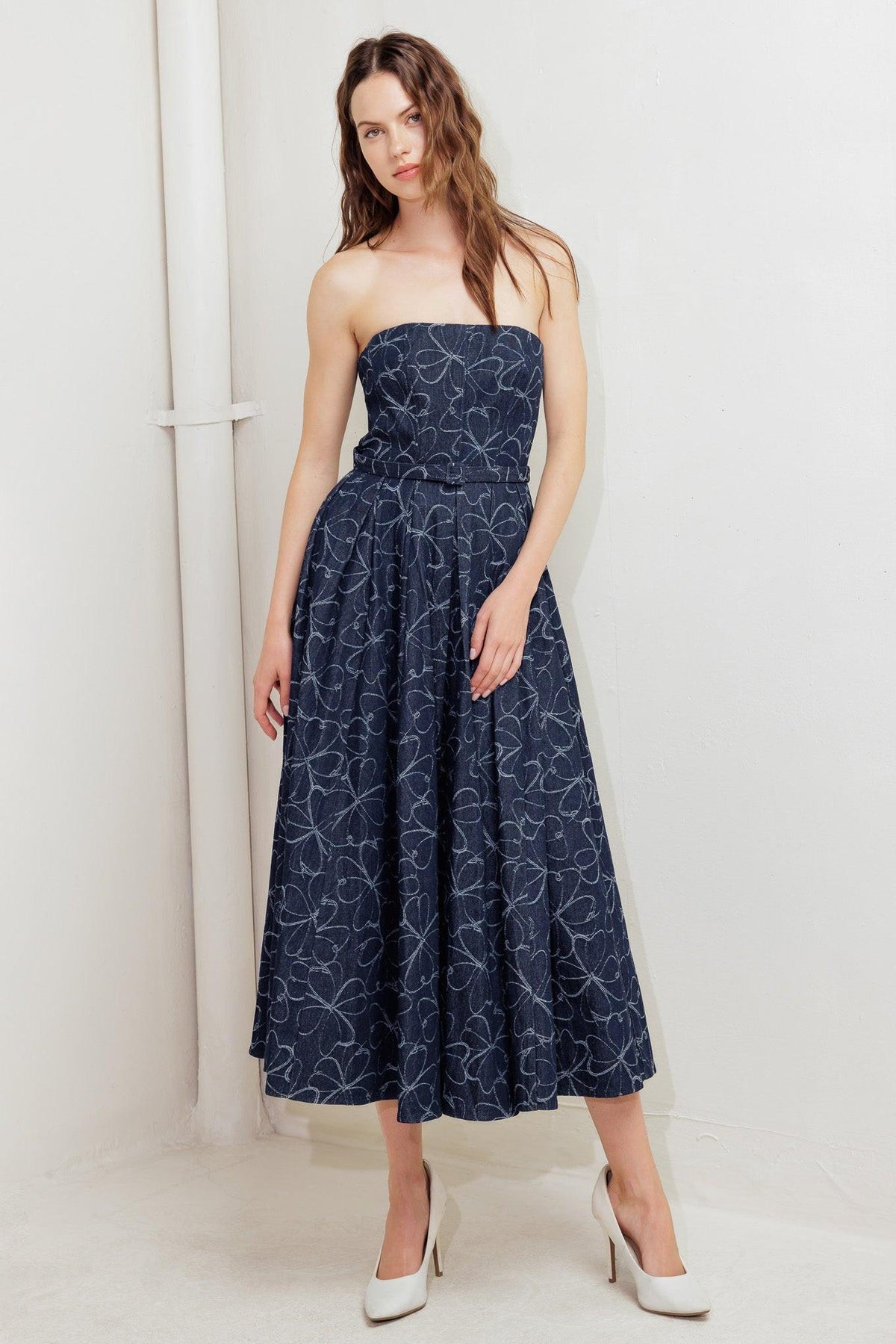 VESTIDO MIDI VAQUERO MOONDUST GARDEN