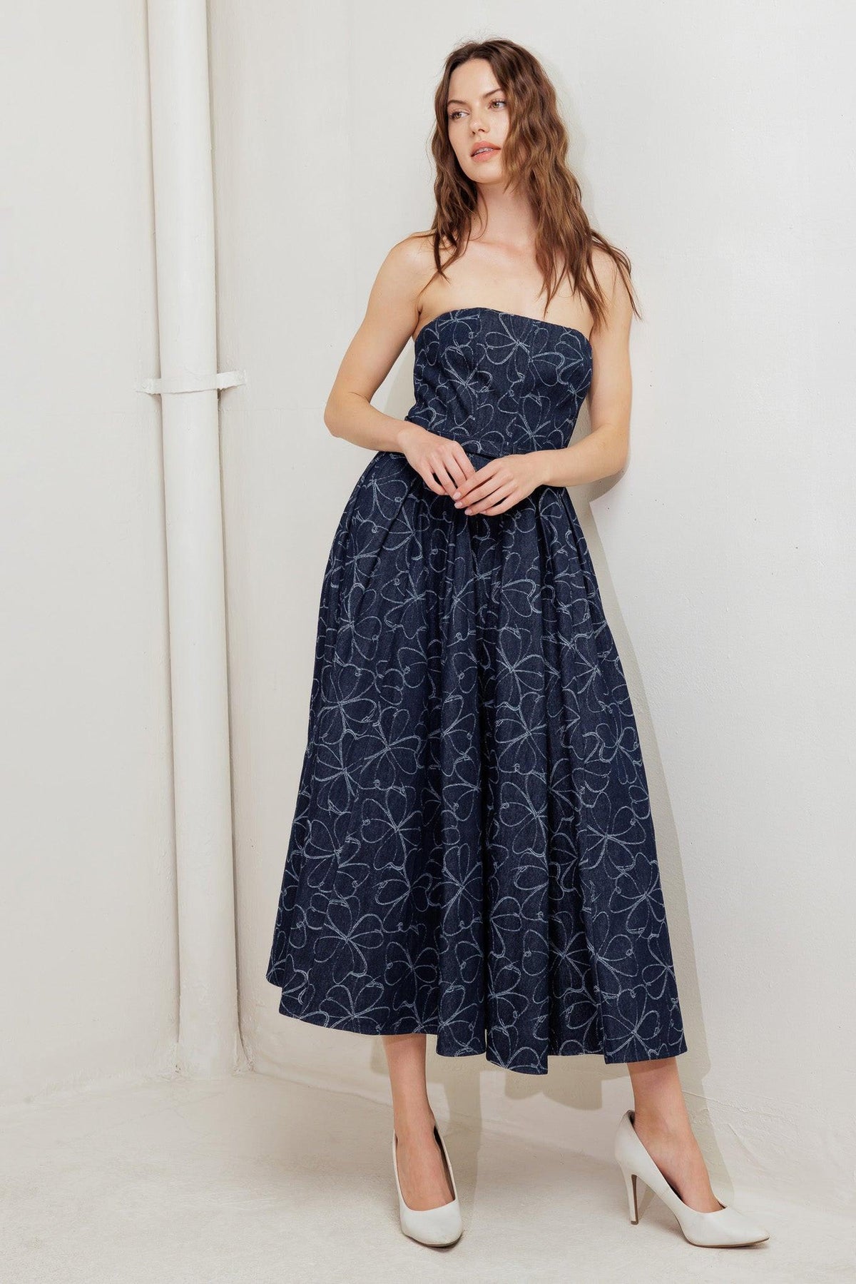 VESTIDO MIDI VAQUERO MOONDUST GARDEN