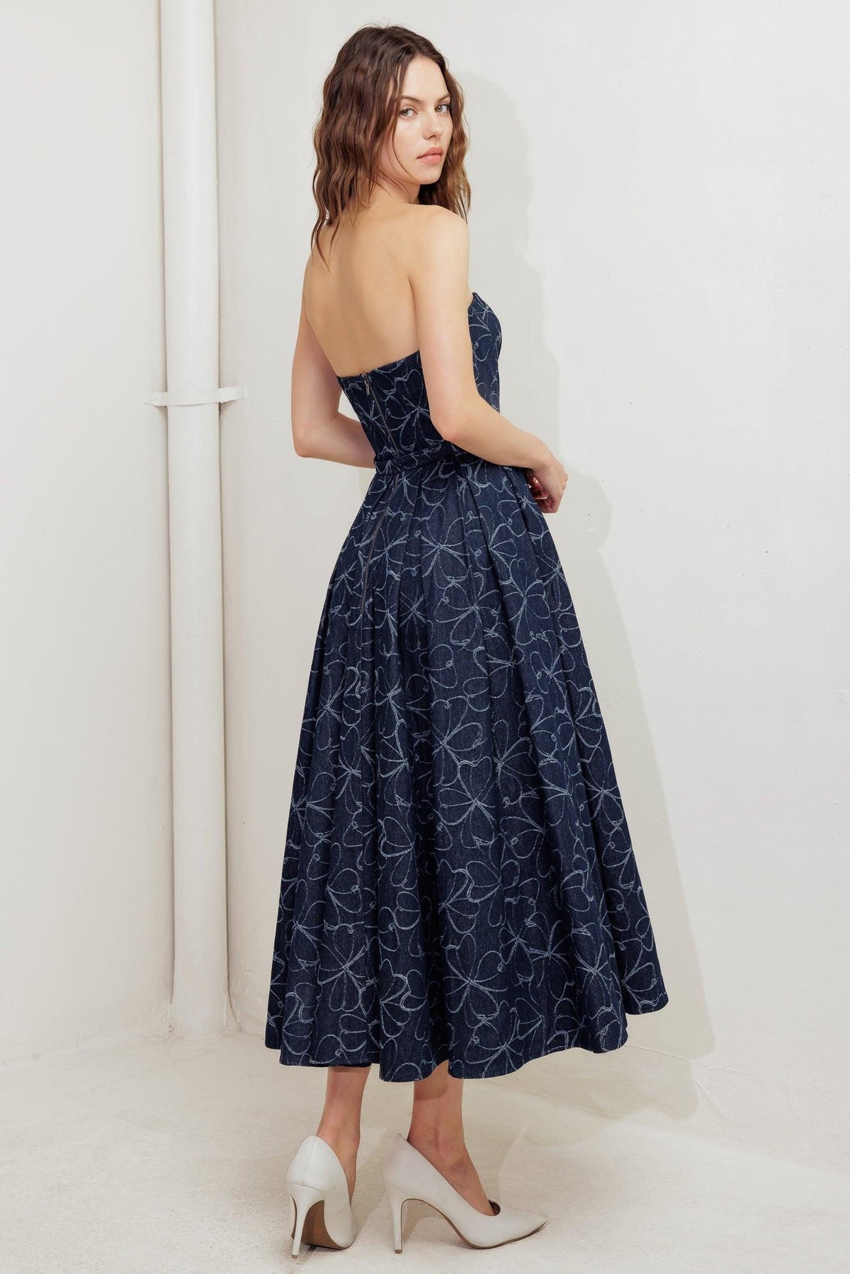 VESTIDO MIDI VAQUERO MOONDUST GARDEN