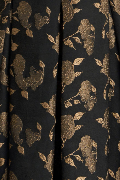 GARDEN OPERA WOVEN MIDI DRESS