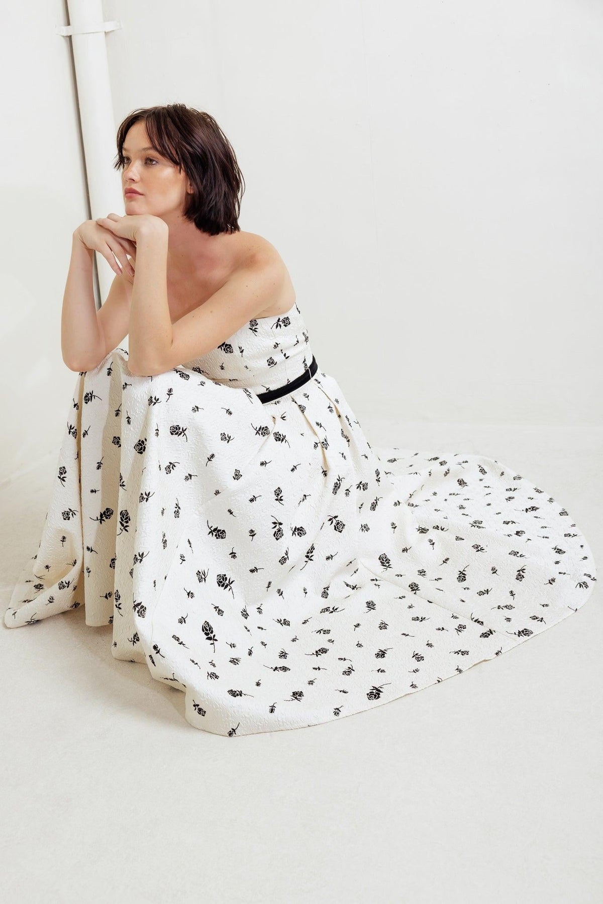 PRECIOSO VESTIDO MIDI TEJIDO CULTIVADO