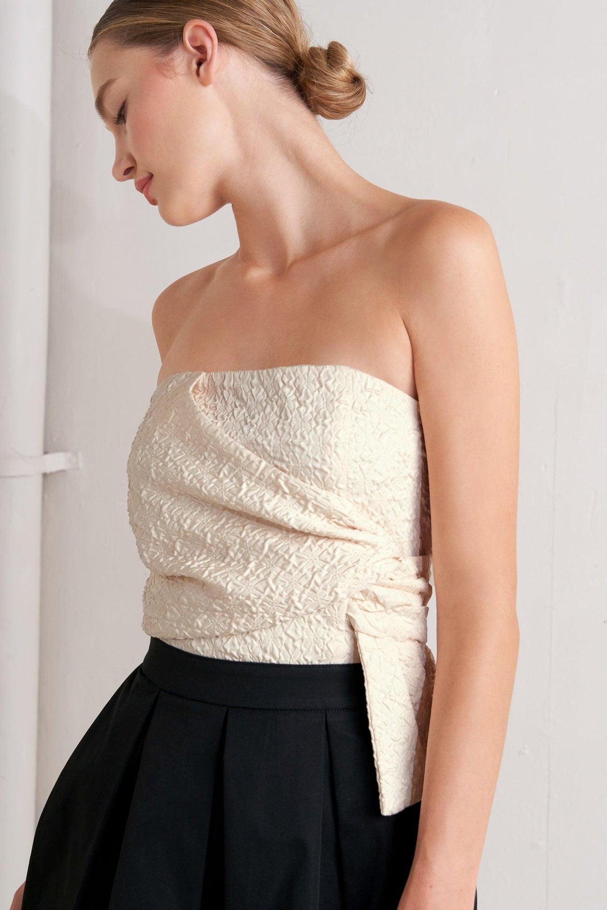 VESTIDO MIDI TEJIDO MONO BALLET