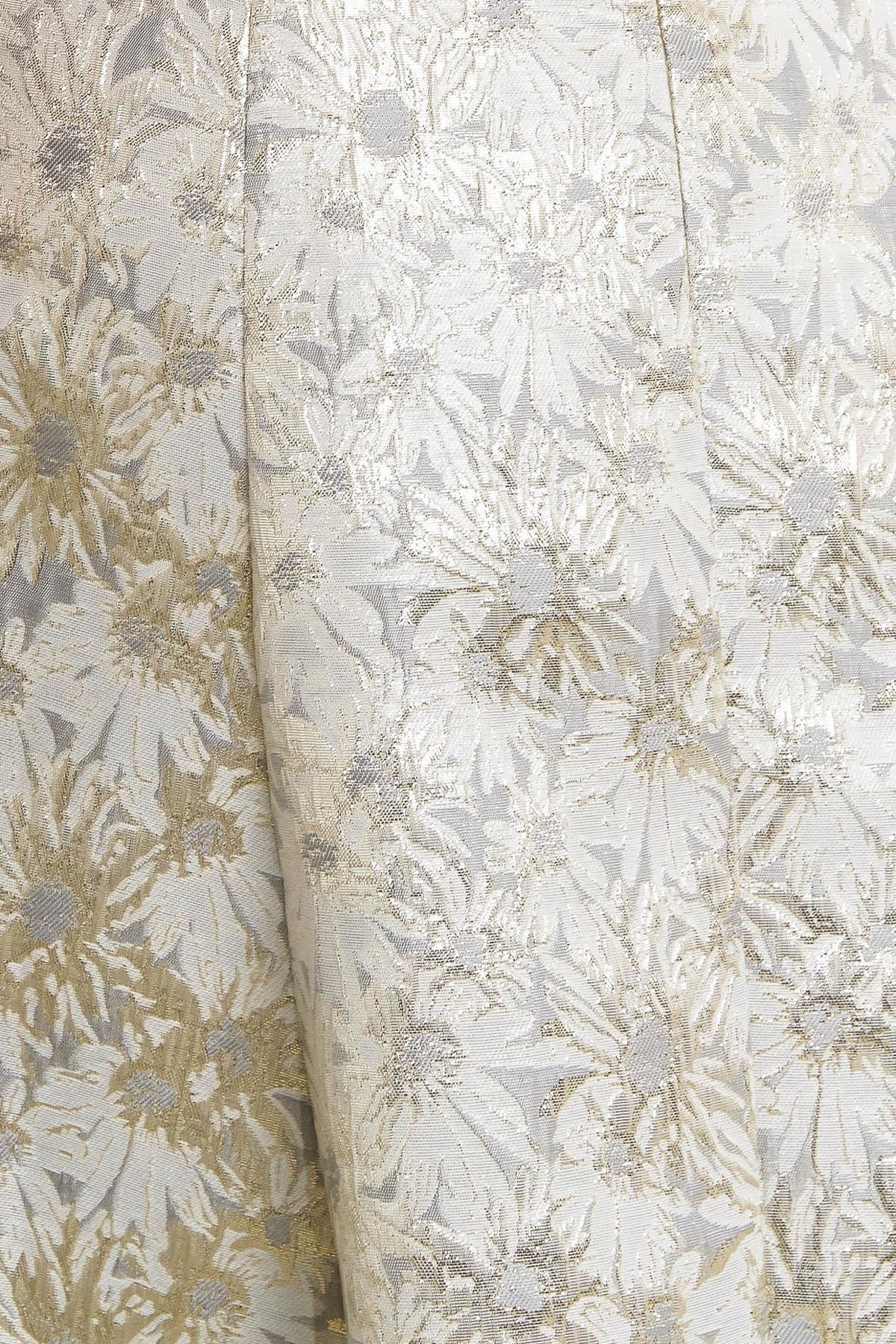 VESTIDO MIDI DE JACQUARD TEJIDO CON ESTAMPADO FLORAL EN TONOS PASTEL