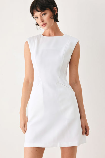 THE MODERN ICON WOVEN SHIFT DRESS