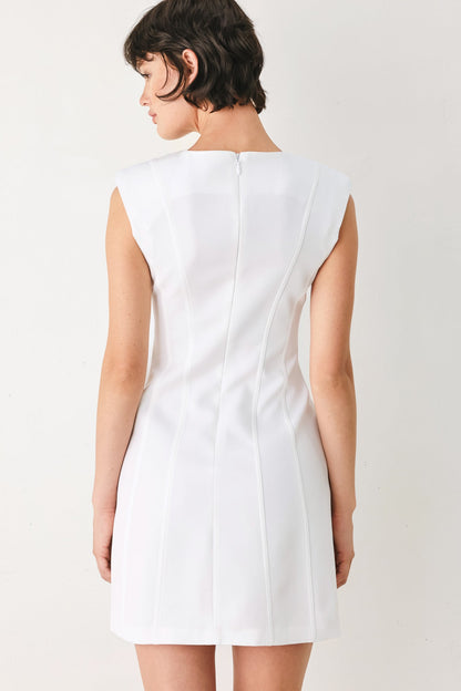 THE MODERN ICON WOVEN SHIFT DRESS