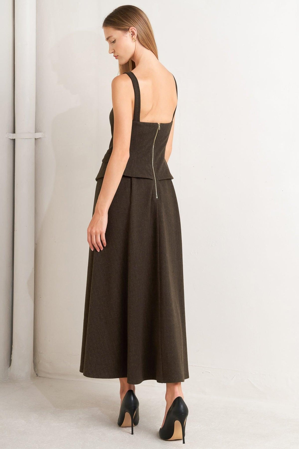 VESTIDO MIDI TEJIDO HERITAGE TAILOR