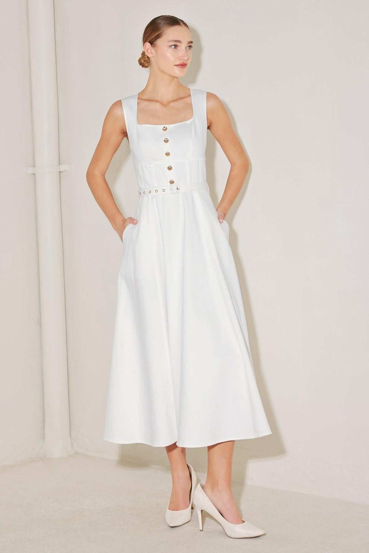 VESTIDO MIDI TEJIDO PARA EVENTOS DE VERANO