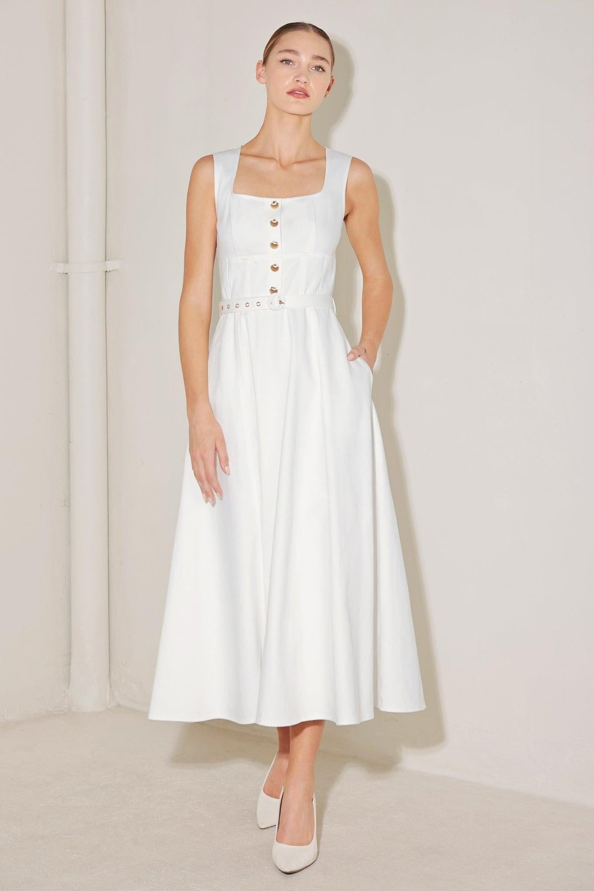 VESTIDO MIDI TEJIDO PARA EVENTOS DE VERANO