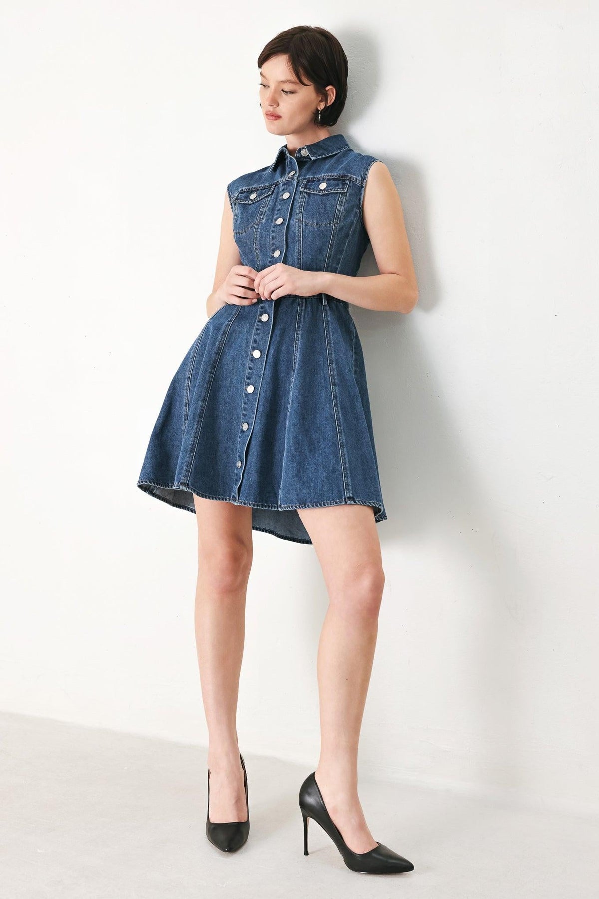 MINIVESTIDO VAQUERO ESTILO CASUAL GLAM