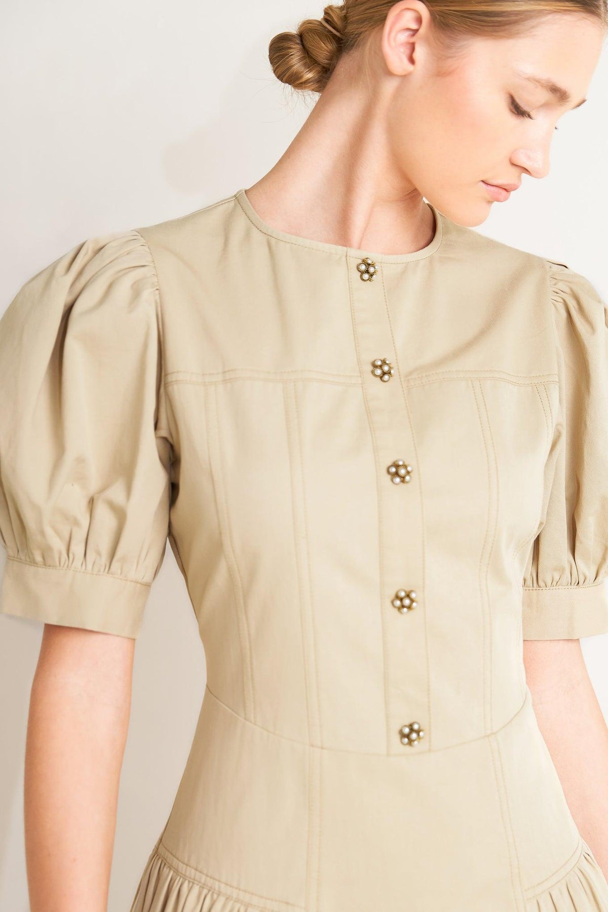 VESTIDO MIDI TEJIDO DE ICONO SUTIL