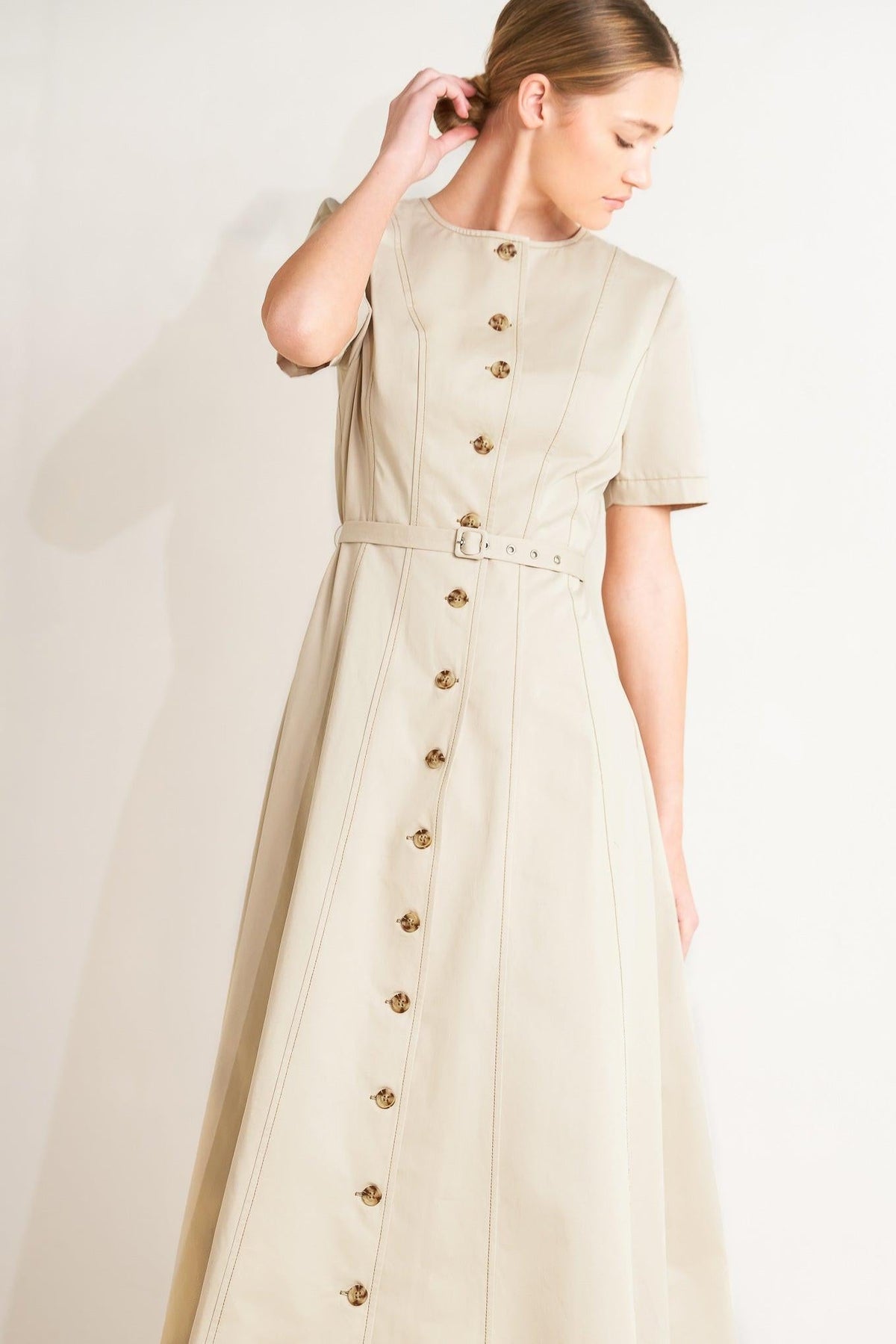 VESTIDO MIDI TEJIDO COMMAND THE ROOM