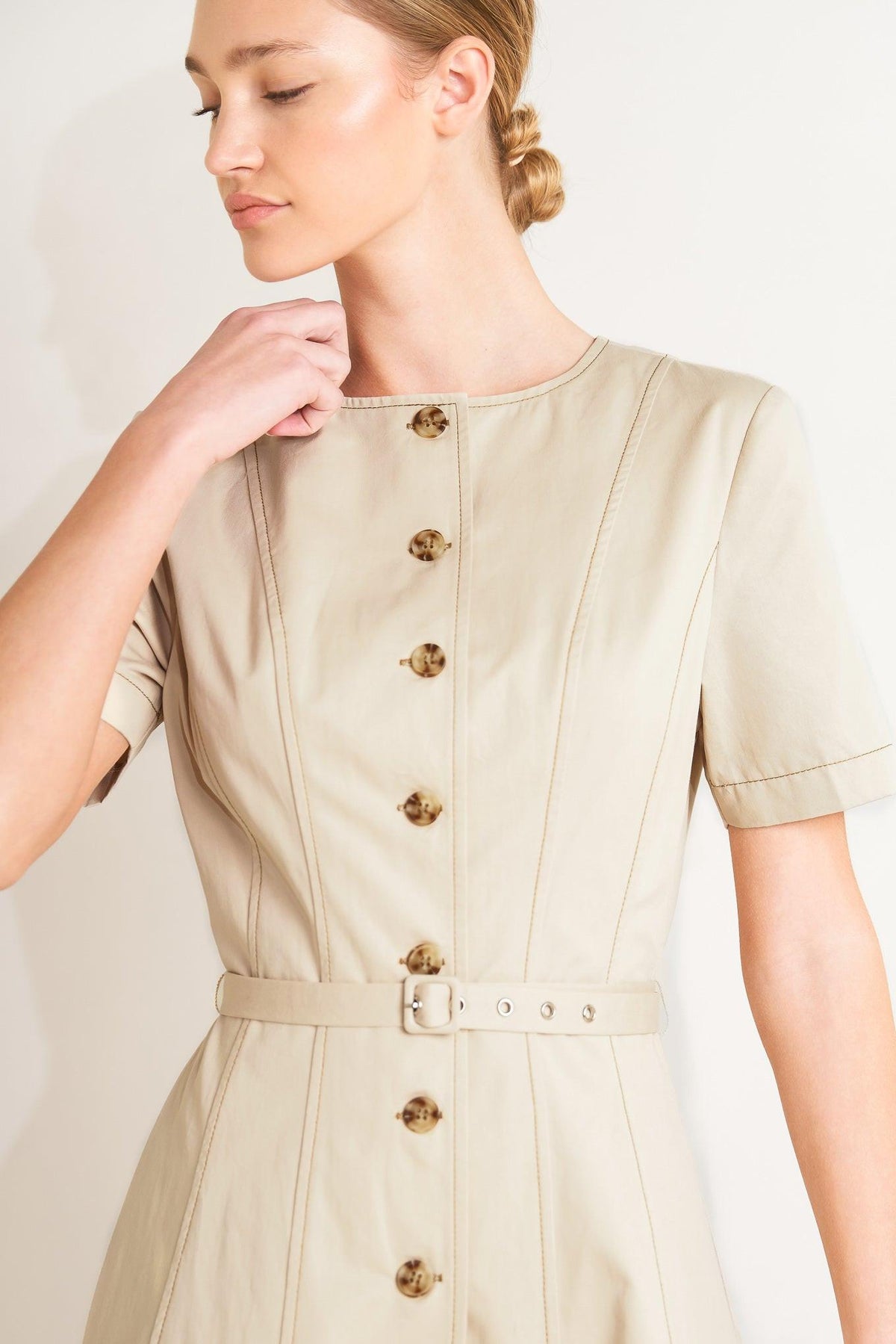 VESTIDO MIDI TEJIDO COMMAND THE ROOM