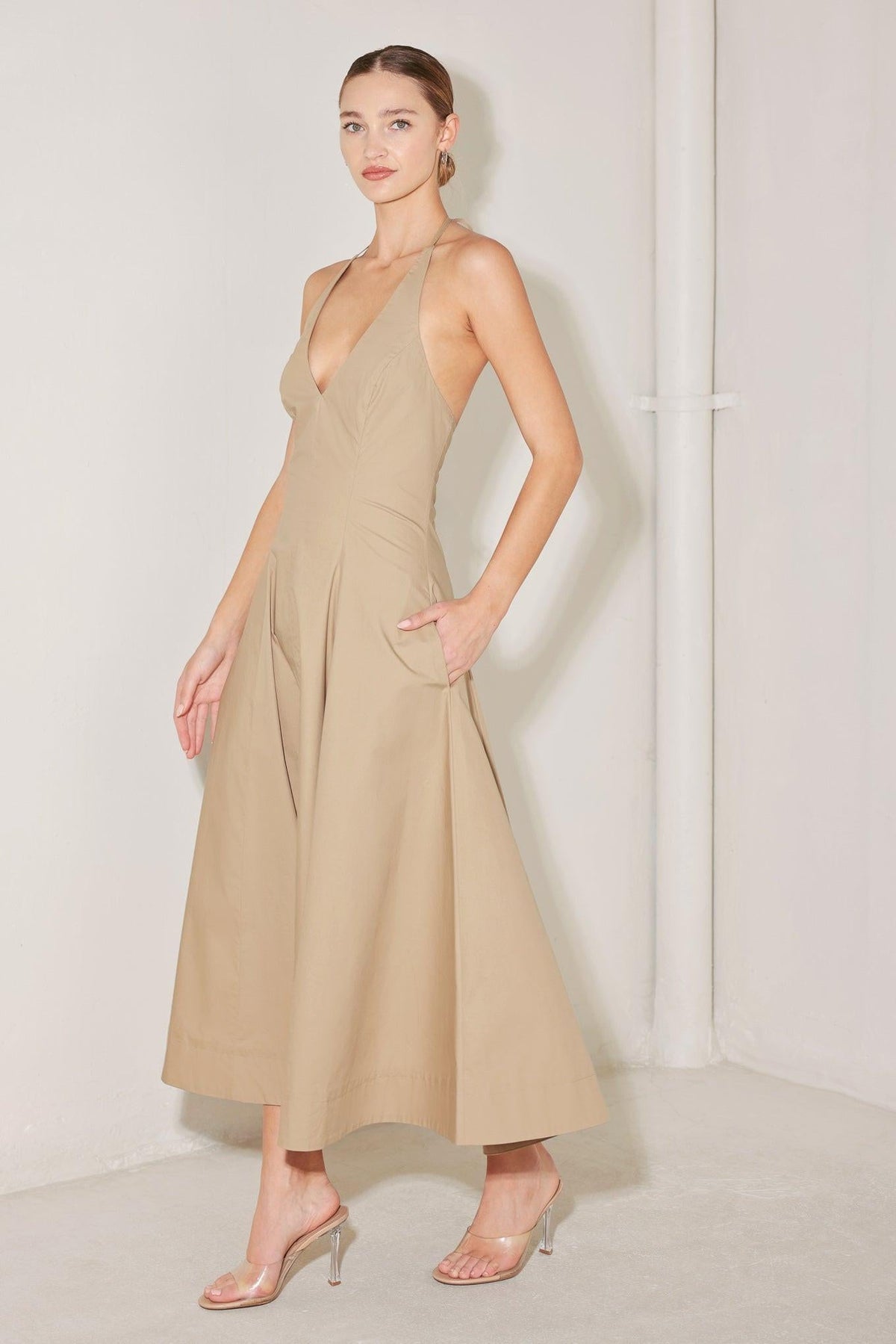 VESTIDO MIDI TEJIDO RESORT MAIN CHARACTER